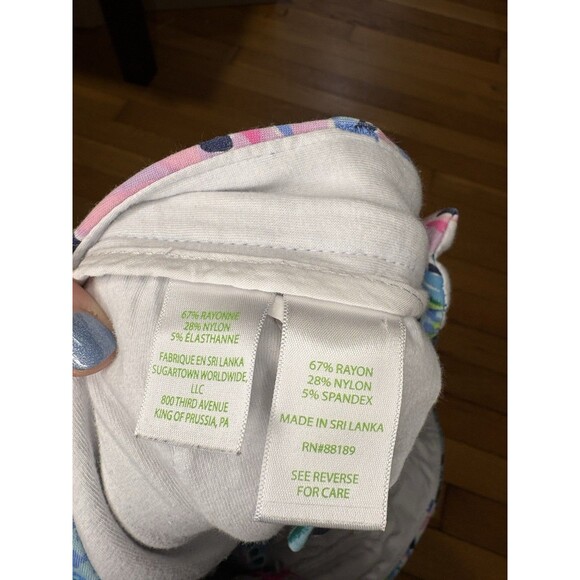 Lilly Pulitzer Size 10 Callahan 5" Shorts Multicolor Floral - Picture 4 of 5